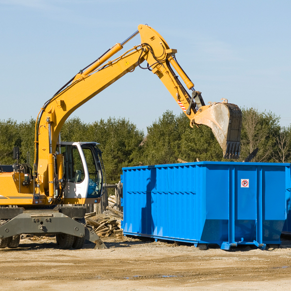 can i choose the location where the residential dumpster will be placed in Lafayette CO